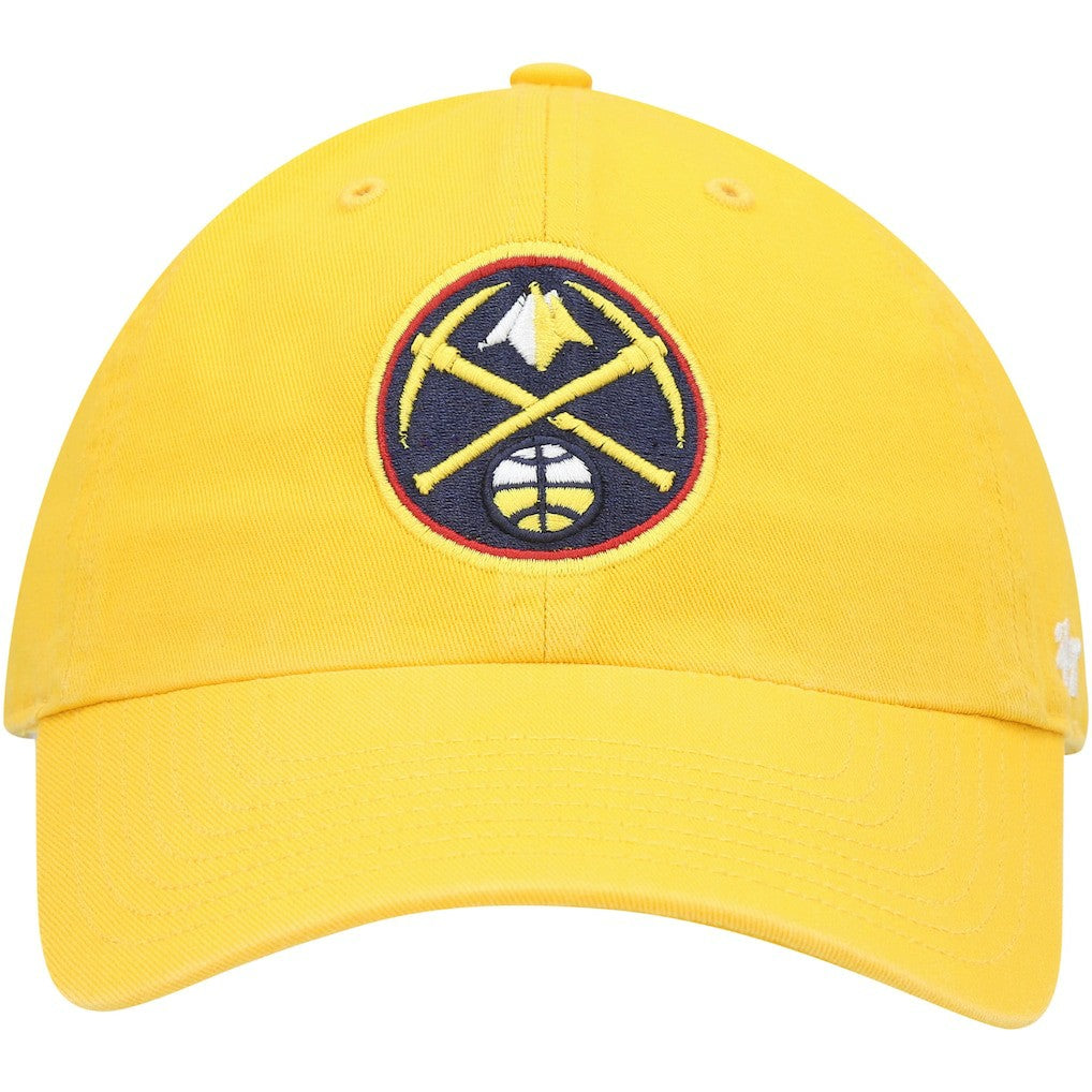 47 brand Denver Nuggets '47 Core Logo Clean Up Adjustable Hat Gold