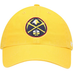 47 brand Denver Nuggets '47 Core Logo Clean Up Adjustable Hat Gold