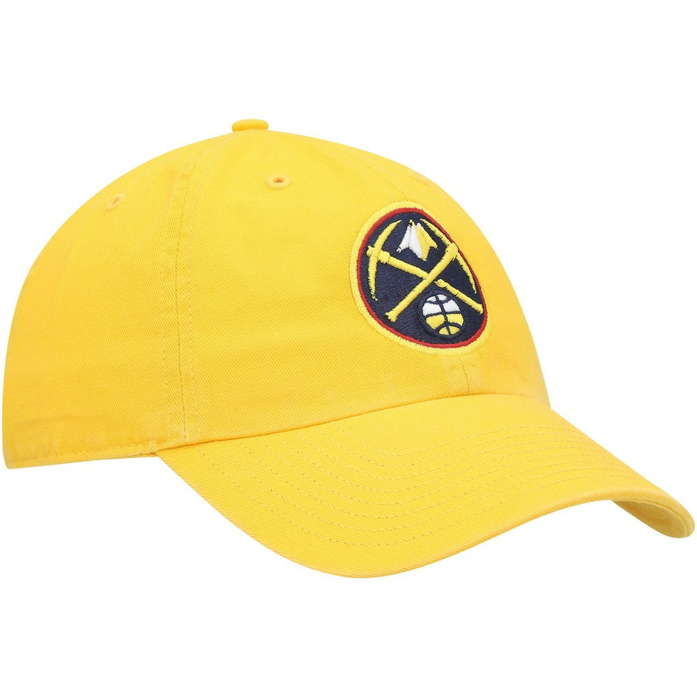 47 brand Denver Nuggets '47 Core Logo Clean Up Adjustable Hat Gold