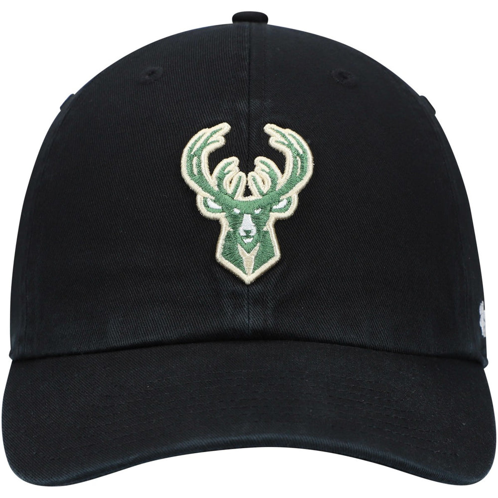 47 brand Milwaukee Bucks '47 Core Logo Clean Up Adjustable Hat Black