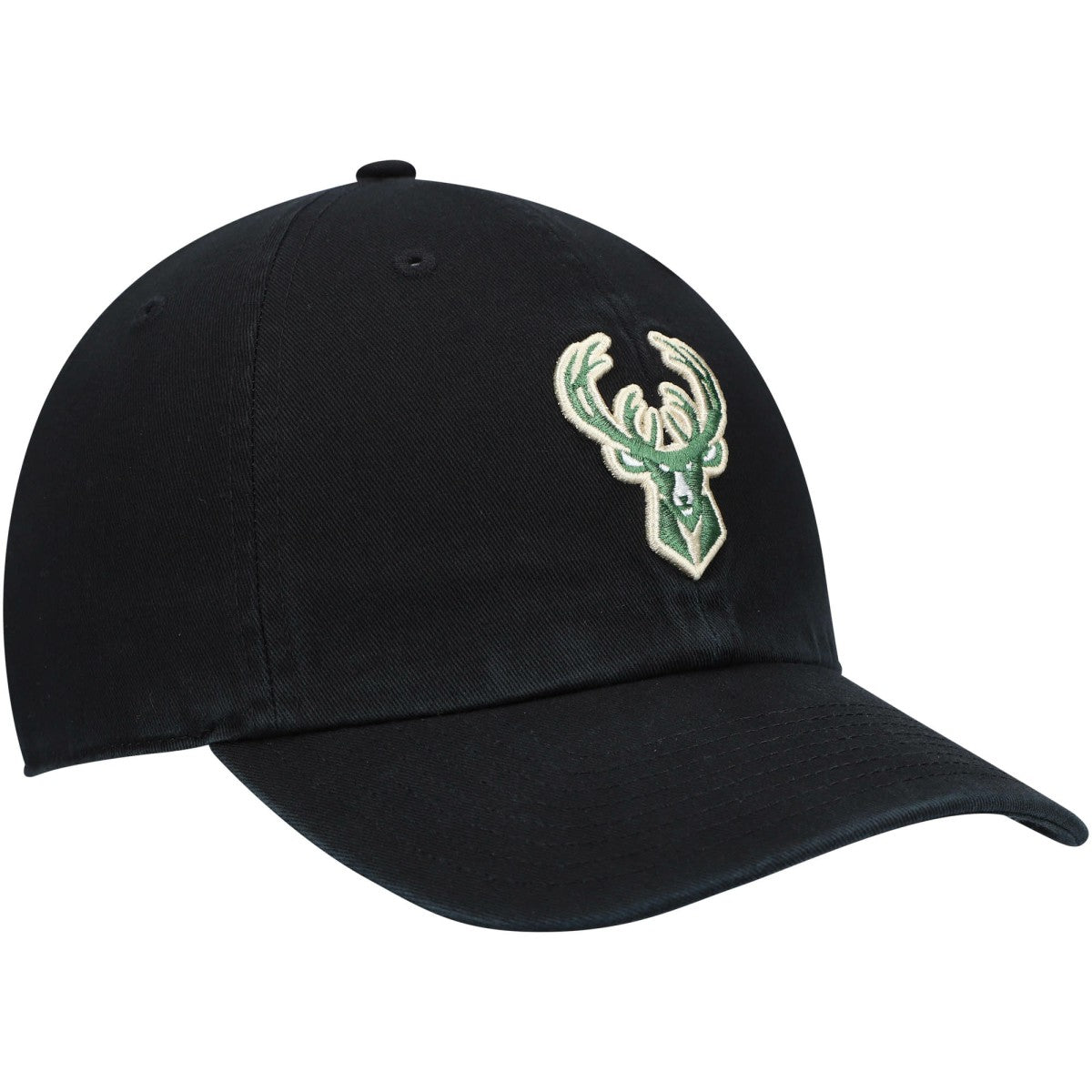 47 brand Milwaukee Bucks '47 Core Logo Clean Up Adjustable Hat Black