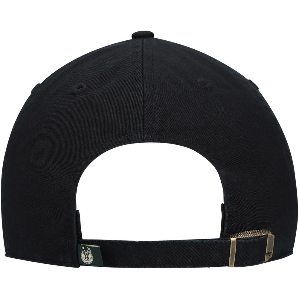 47 brand Milwaukee Bucks '47 Core Logo Clean Up Adjustable Hat Black