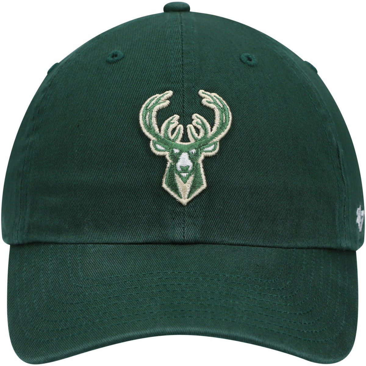 47 brand Milwaukee Bucks '47 Core Logo Clean Up Adjustable Hat Hunter Green