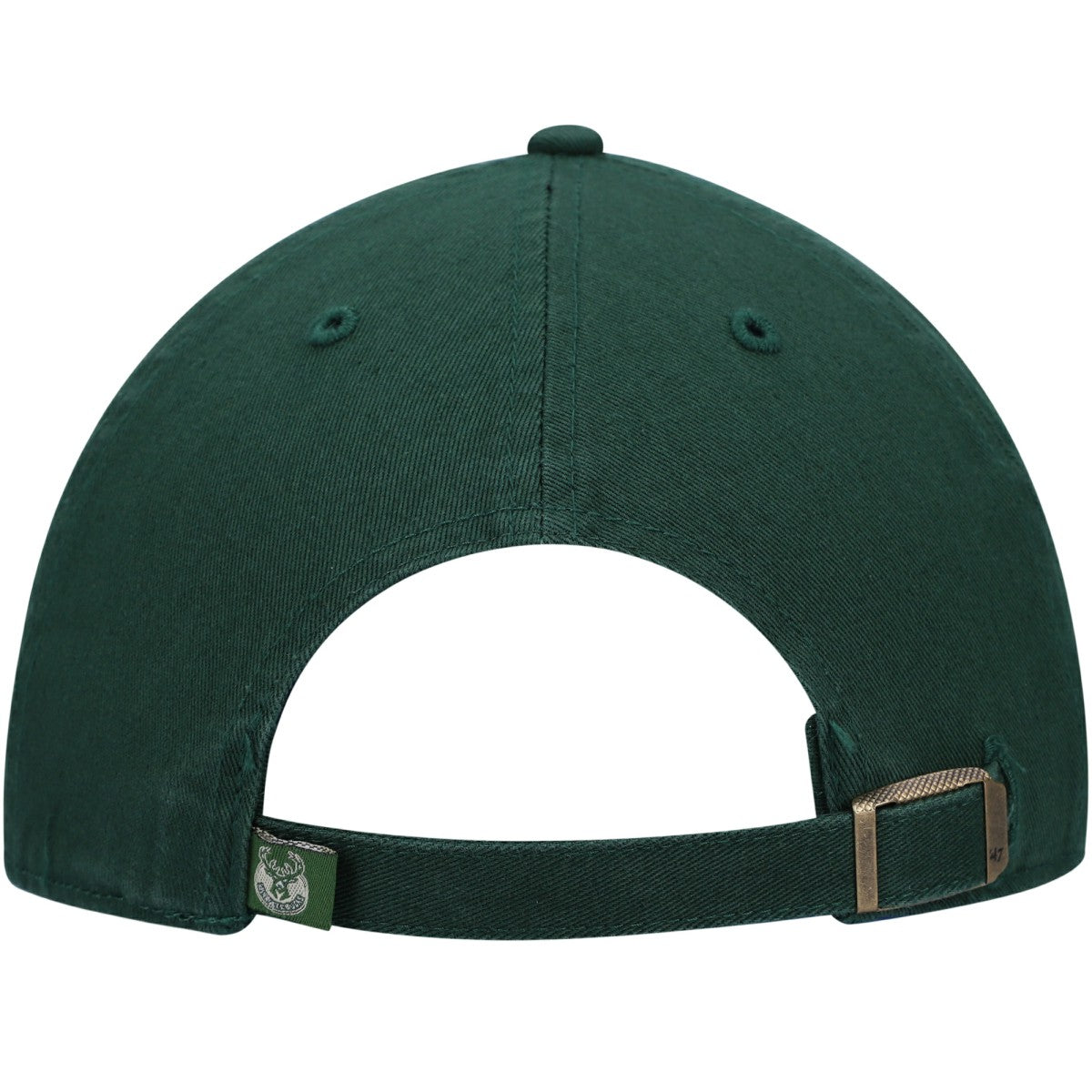 47 brand Milwaukee Bucks '47 Core Logo Clean Up Adjustable Hat Hunter Green