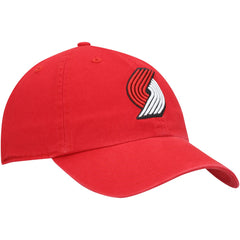 47 brand Portland Trail Blazers '47 Core Logo Clean Up Adjustable Hat Red