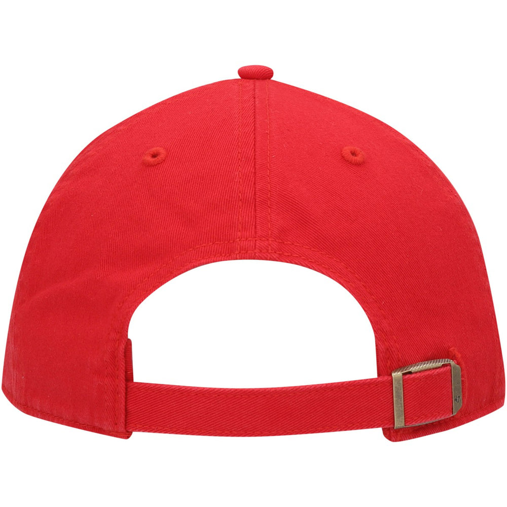 47 brand Portland Trail Blazers '47 Core Logo Clean Up Adjustable Hat Red