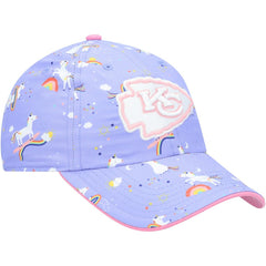 Kansas City Chiefs '47 Girls Preschool Unicorn Clean Up Adjustable Hat - Purple - 47 brand