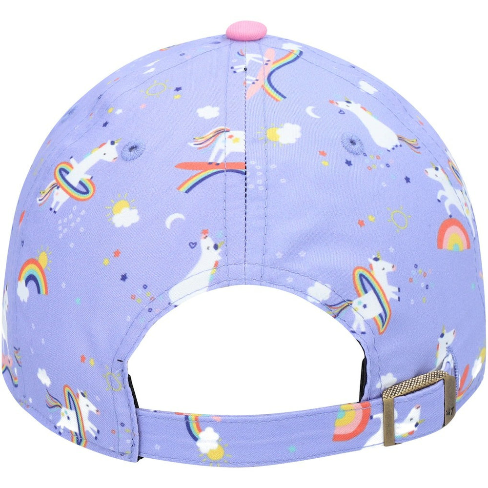 Kansas City Chiefs '47 Girls Preschool Unicorn Clean Up Adjustable Hat - Purple - 47 brand