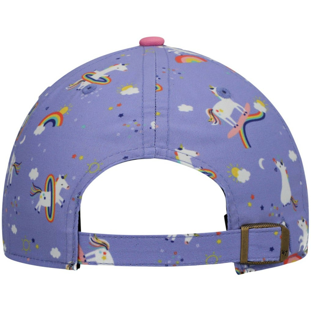 Miami Dolphins '47 Girls Preschool Unicorn Clean Up Adjustable Hat - Purple - 47 brand