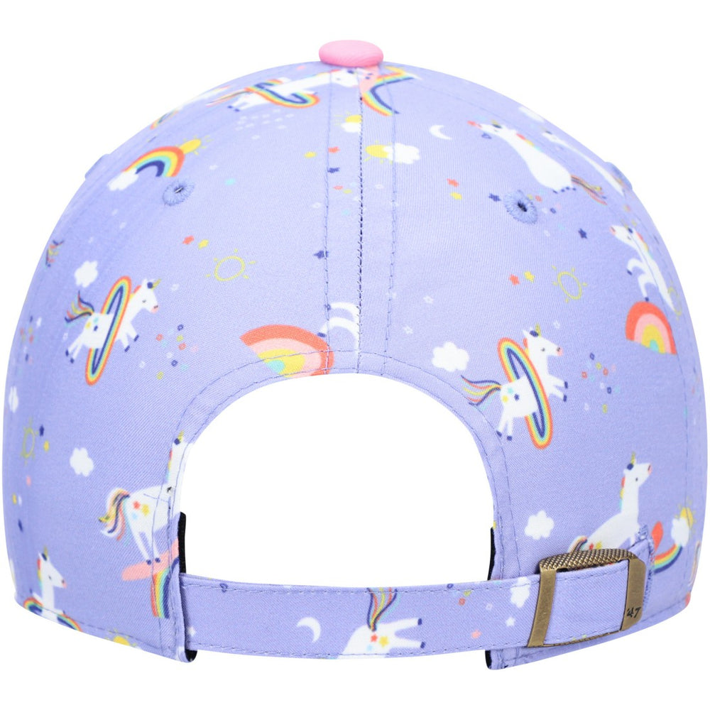 Green Bay Packers '47 Girls Preschool Unicorn Clean Up Adjustable Hat - Purple - 47 brand