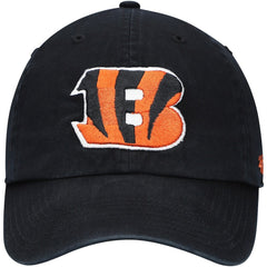 Cincinnati Bengals '47 Youth Logo Clean Up Adjustable Hat - Black - 47 brand