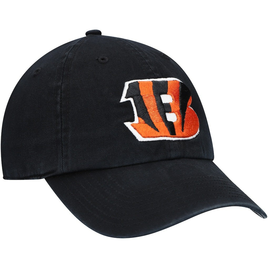 Cincinnati Bengals '47 Youth Logo Clean Up Adjustable Hat - Black - 47 brand