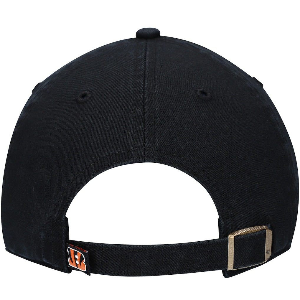 Cincinnati Bengals '47 Youth Logo Clean Up Adjustable Hat - Black - 47 brand
