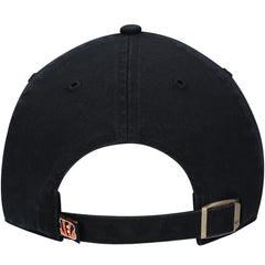 Cincinnati Bengals '47 Youth Logo Clean Up Adjustable Hat - Black - 47 brand