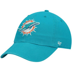 Miami Dolphins '47 Youth Logo Clean Up Adjustable Hat - Aqua - 47 brand