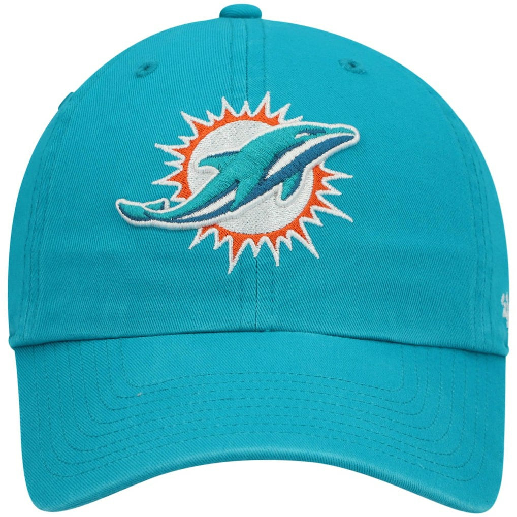 Miami Dolphins '47 Youth Logo Clean Up Adjustable Hat - Aqua - 47 brand