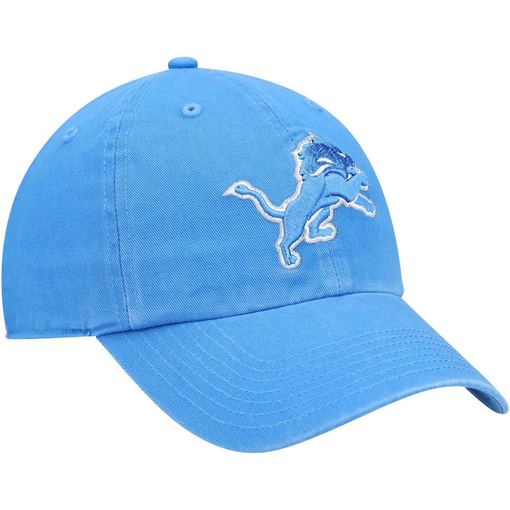 Detroit Lions '47 Youth Logo Clean Up Adjustable Hat - Blue - 47 brand