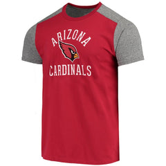 Arizona Cardinals Majestic Threads Field Goal Slub T-Shirt - Cardinal/Gray - NFL