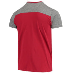 Arizona Cardinals Majestic Threads Field Goal Slub T-Shirt - Cardinal/Gray - NFL