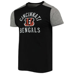 Cincinnati Bengals Majestic Threads Field Goal Slub T-Shirt - Black/Gray - NFL