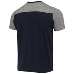New England Patriots Majestic Threads Field Goal Slub T-Shirt - Navy/Gray - NFL