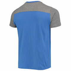 New York Giants Majestic Threads Gridiron Classics Field Goal Slub T-Shirt - Royal/Heathered Gray - NFL