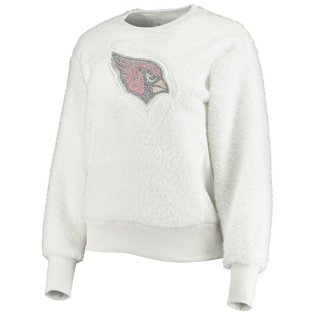 Arizona Cardinals Touch Women's Milestone Tracker Pullover Sweatshirt - White - NFL