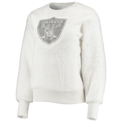 Las Vegas Raiders Touch Women's Milestone Tracker Pullover Sweatshirt - White - NFL