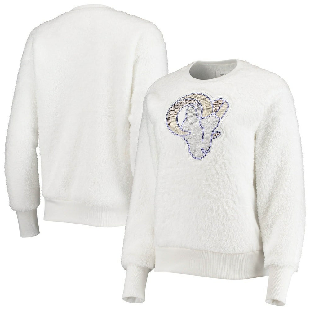 Los Angeles Rams Touch Women's Milestone Tracker Pullover Sweatshirt - White - NFL
