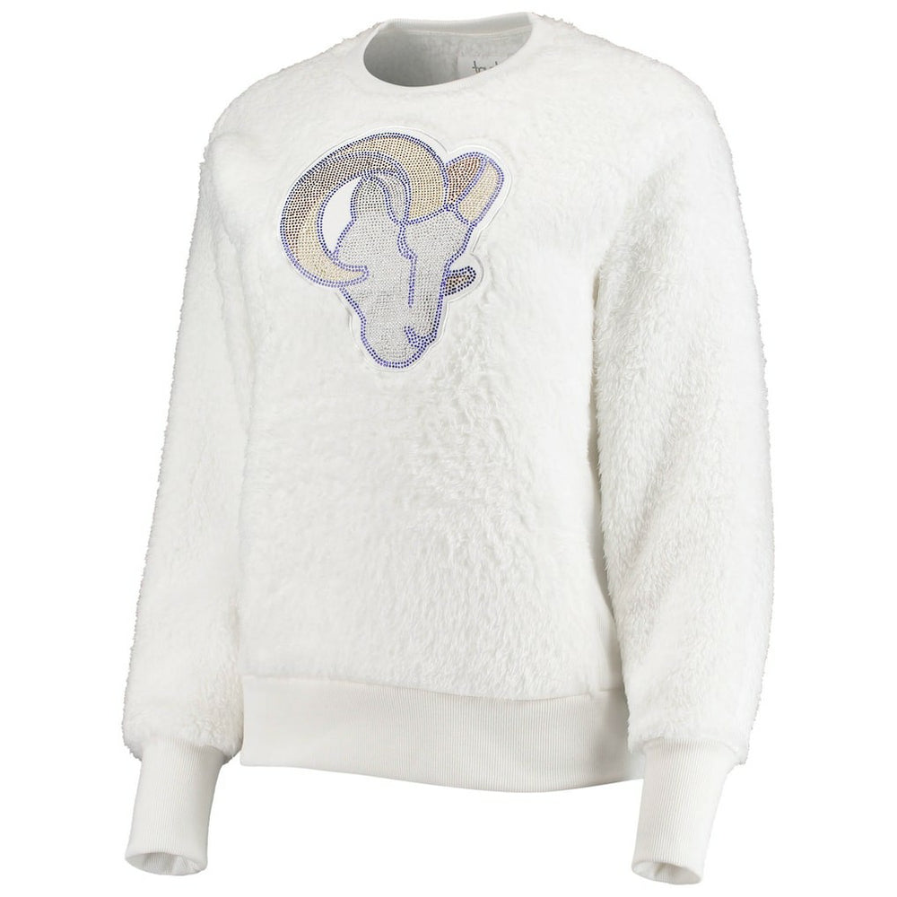 Los Angeles Rams Touch Women's Milestone Tracker Pullover Sweatshirt - White - NFL