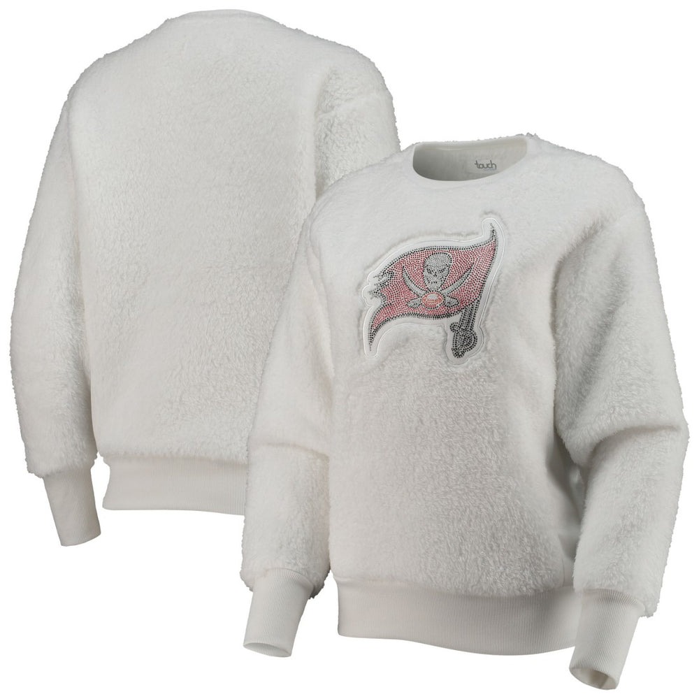 Tampa Bay Buccaneers Touch Women's Milestone Tracker Pullover Sweatshirt - White - NFL