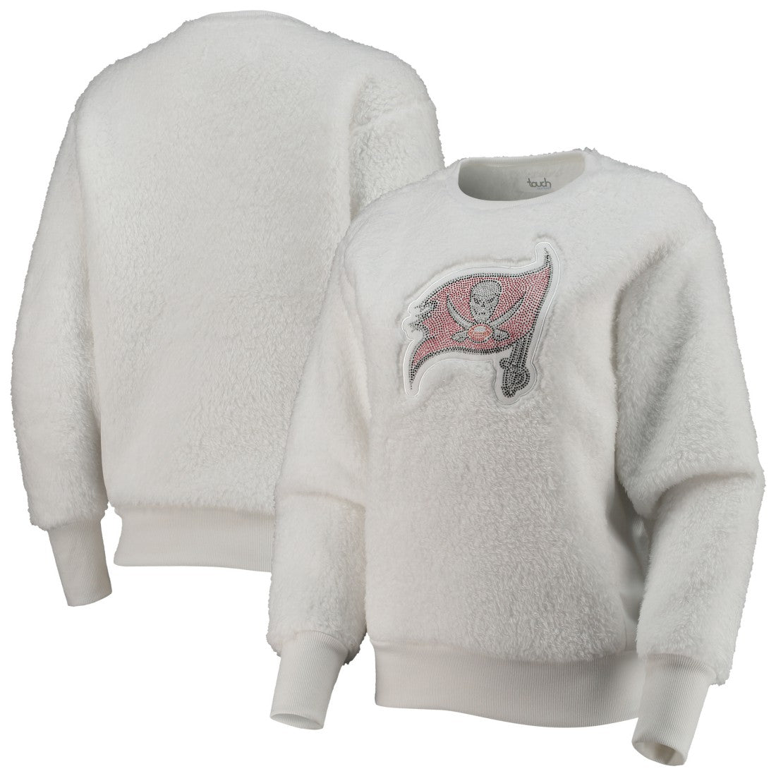 Tampa Bay Buccaneers Touch Women's Milestone Tracker Pullover Sweatshirt - White - NFL
