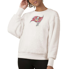 Tampa Bay Buccaneers Touch Women's Milestone Tracker Pullover Sweatshirt - White - NFL