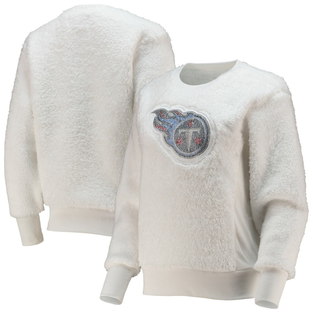 Tennessee Titans Touch Women's Milestone Tracker Pullover Sweatshirt - White - NFL