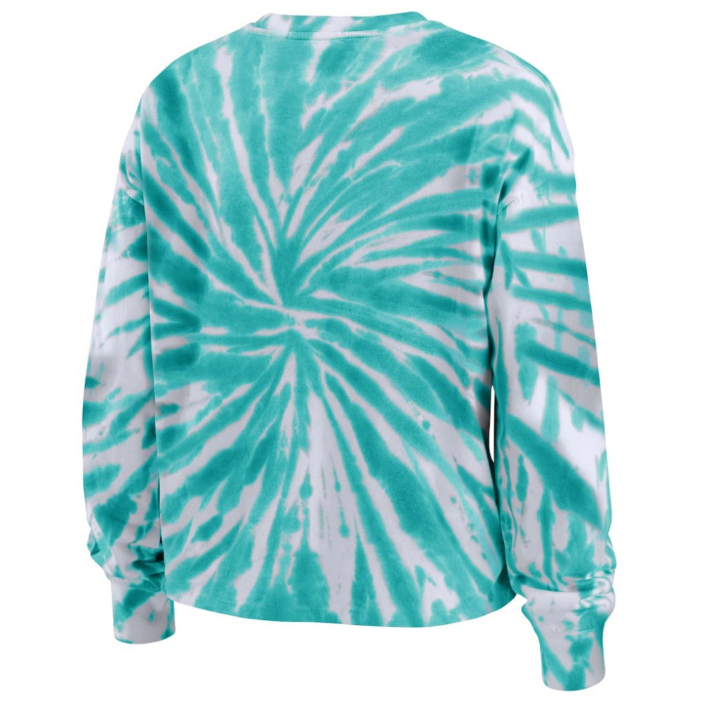 Seattle Kraken WEAR by Erin Andrews Women's Tie-Dye Long Sleeve T-Shirt - Light Blue | NHL sale