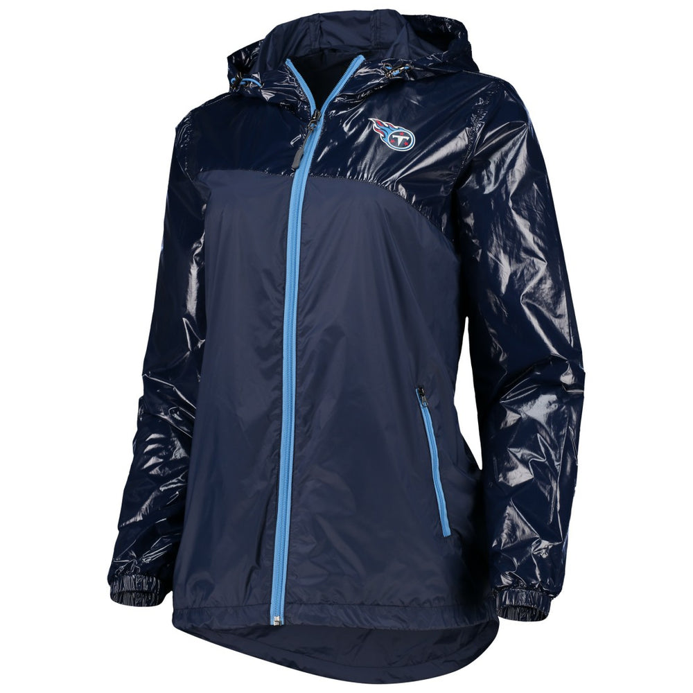 Tennessee Titans G-III 4Her by Carl Banks Women's Double-Coverage Full-Zip Hoodie Jacket - Navy - NFL