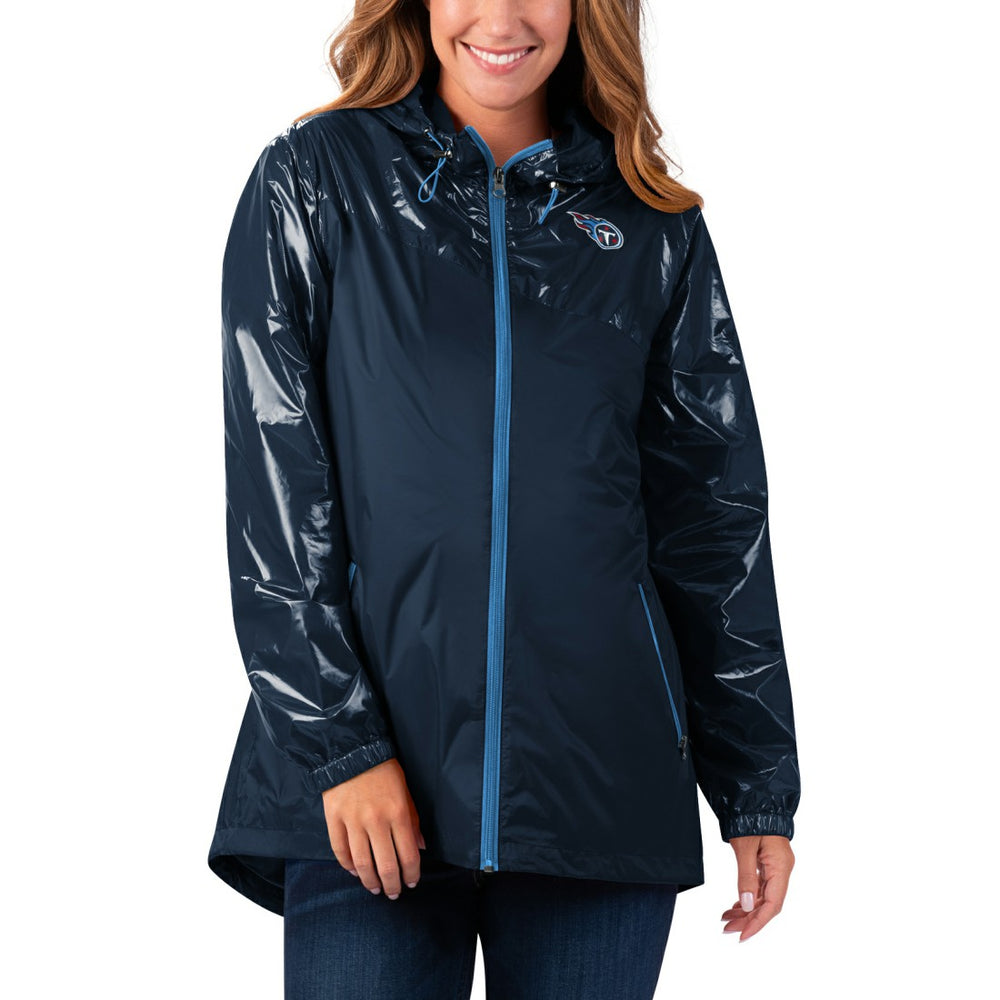 Tennessee Titans G-III 4Her by Carl Banks Women's Double-Coverage Full-Zip Hoodie Jacket - Navy - NFL