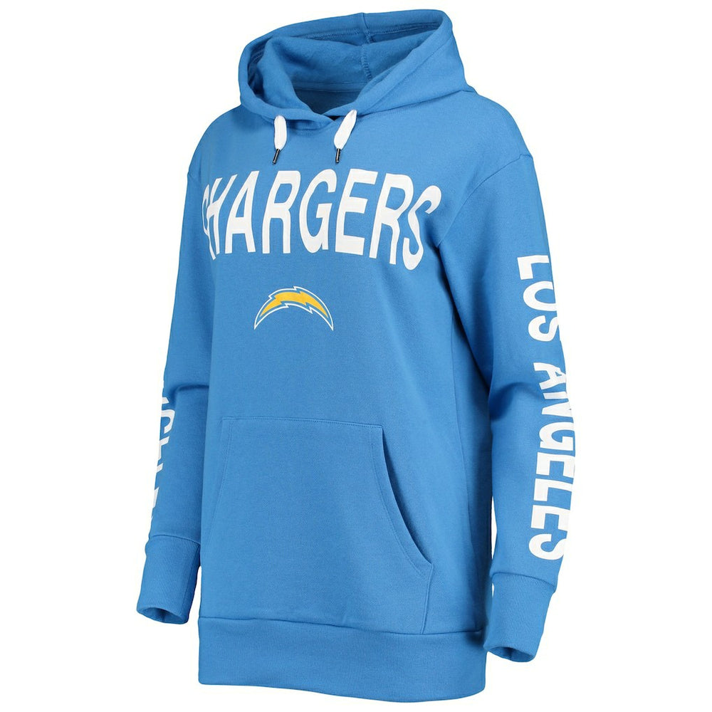 Los Angeles Chargers G-III 4Her by Carl Banks Women's Extra Point Pullover Hoodie - Powder Blue - NFL