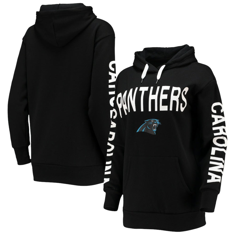 Carolina Panthers G-III 4Her by Carl Banks Women's Extra Point Pullover Hoodie - Black - NFL