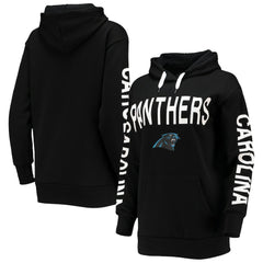Carolina Panthers G-III 4Her by Carl Banks Women's Extra Point Pullover Hoodie - Black - NFL