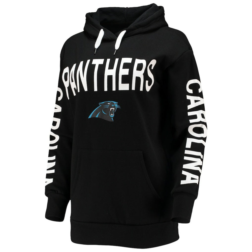Carolina Panthers G-III 4Her by Carl Banks Women's Extra Point Pullover Hoodie - Black - NFL