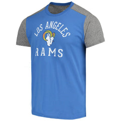 Los Angeles Rams Majestic Threads Field Goal Slub T-Shirt - Royal/Gray - NFL