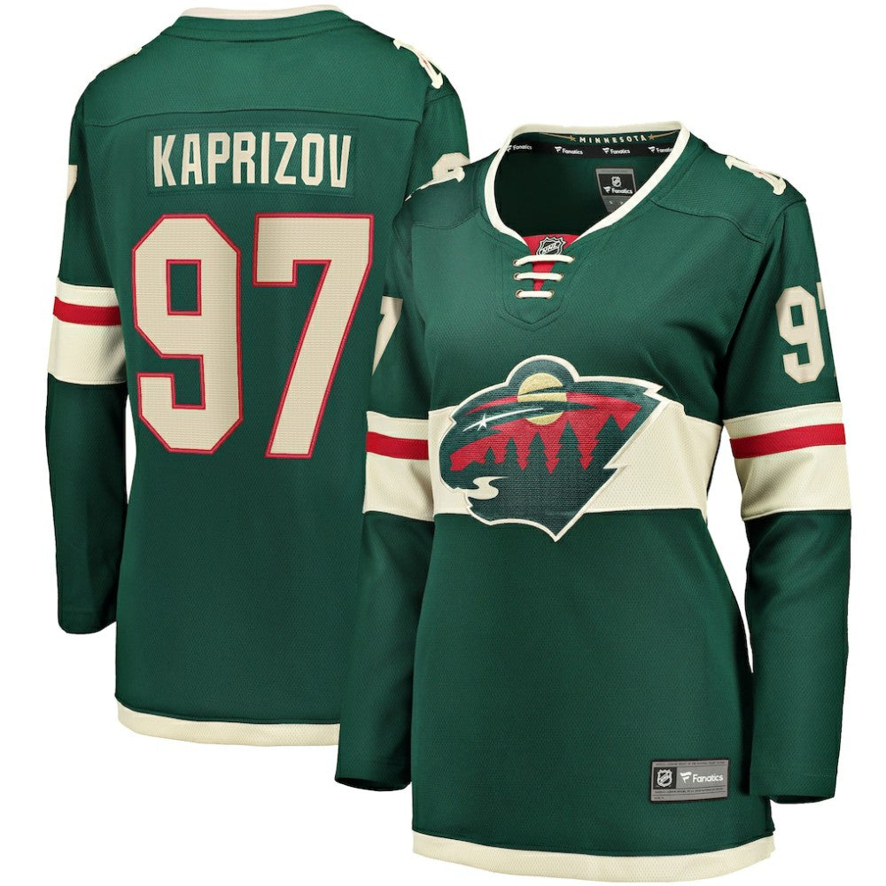 Kirill Kaprizov Minnesota Wild Fanatics Women's Home Breakaway Replica Jersey - Green | Fanatics discount