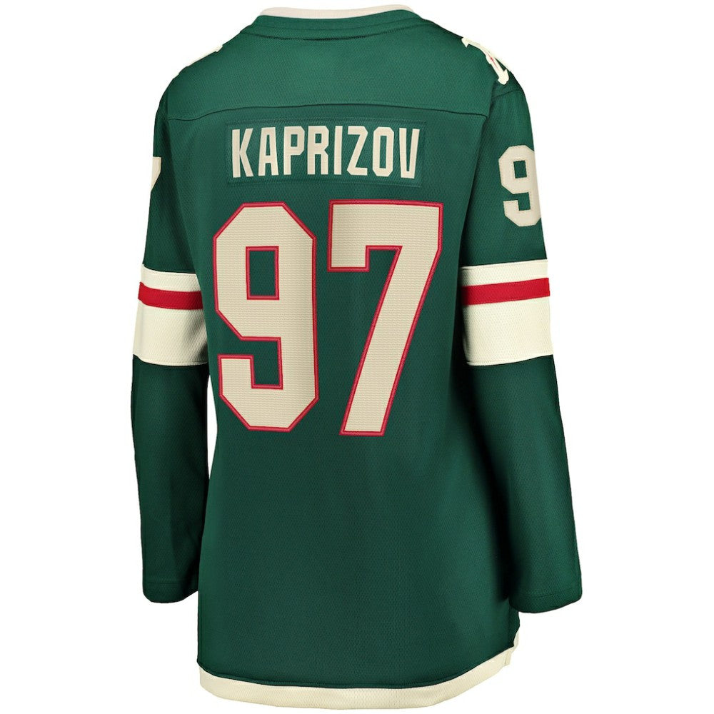 Kirill Kaprizov Minnesota Wild Fanatics Women's Home Breakaway Replica Jersey - Green | Fanatics discount