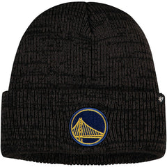 47 brand Golden State Warriors '47 Brain Freeze Cuffed Knit Hat Black