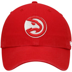 47 brand Atlanta Hawks '47 Core Logo Clean Up Adjustable Hat Red