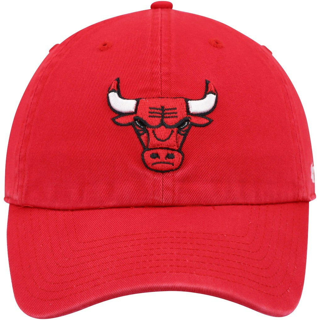 47 brand Chicago Bulls '47 Core Logo Clean Up Adjustable Hat Red