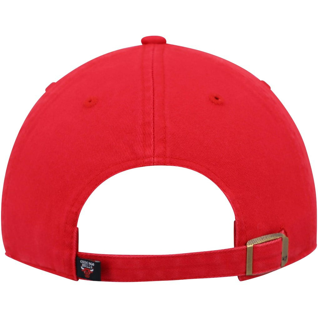 47 brand Chicago Bulls '47 Core Logo Clean Up Adjustable Hat Red