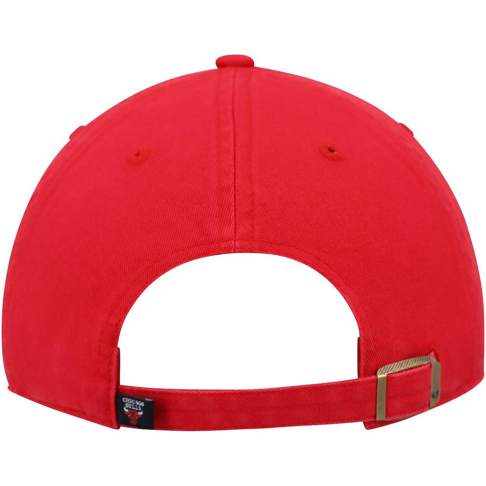 47 brand Chicago Bulls '47 Core Logo Clean Up Adjustable Hat Red