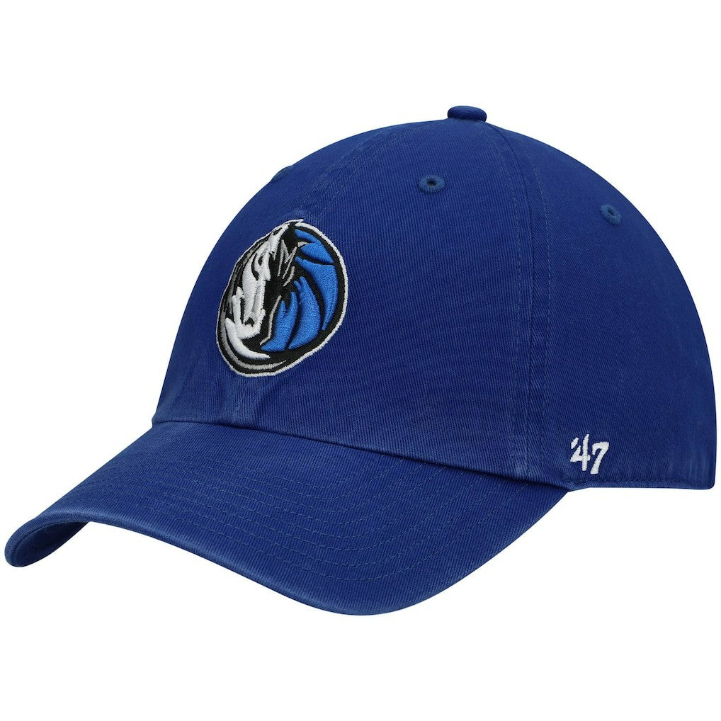 47 brand Dallas Mavericks '47 Core Logo Clean Up Adjustable Hat Royal